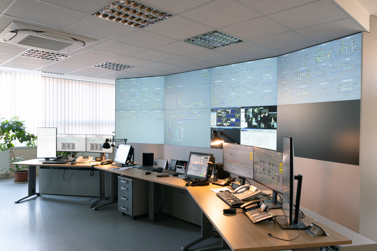 The reconstructed electrical control room for remote control technology in Pilsen is among the most modern in the Czech Republic