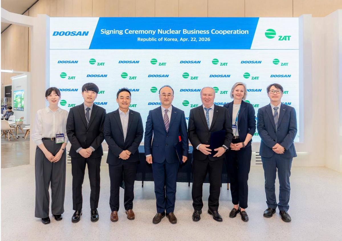 Prohlubujeme spolupráci s Doosan Enerbility na mezinárodní úrovni