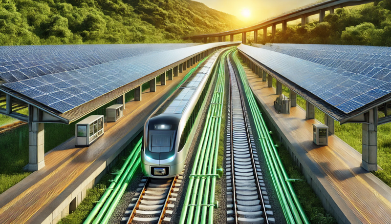 Vlakove Nadrazi Ilustrace