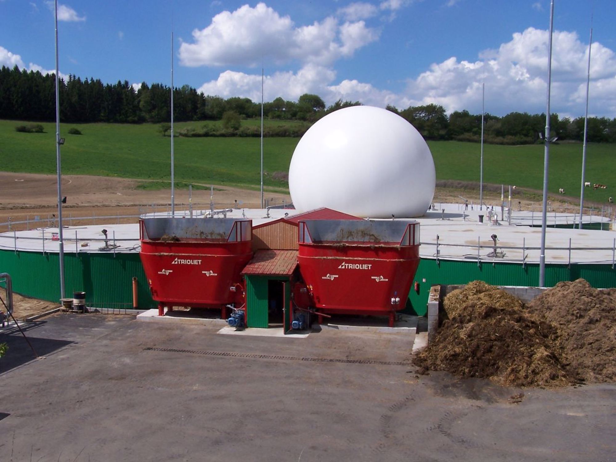 Mrákov biogas station with Siemens control system